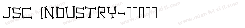 JSC INDUSTRY字体转换